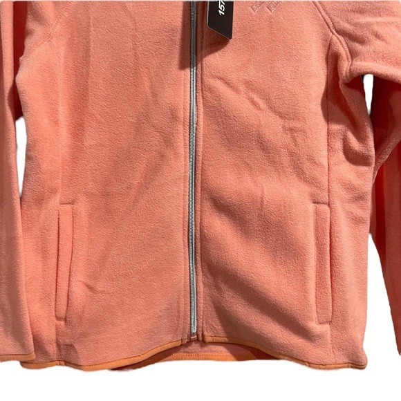 157 FUNK Girls Peach Pink Fleece Jacket Large - Picture 3 of 9